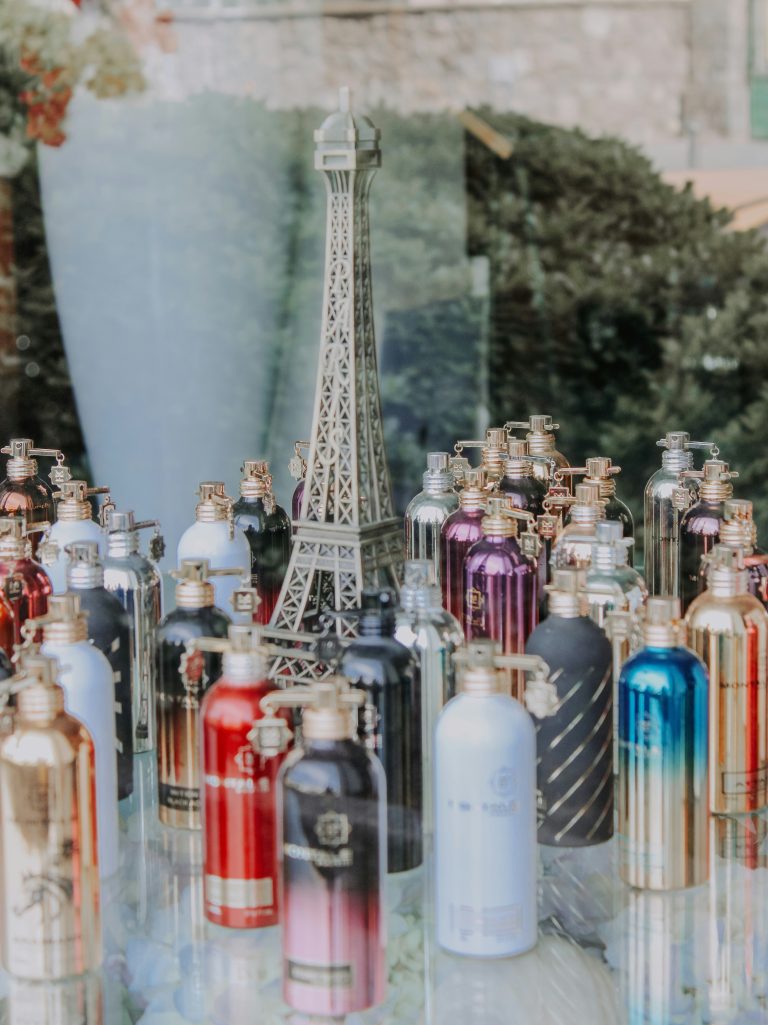 Nataliya Melnychuk Eiffel tower perfume bottles